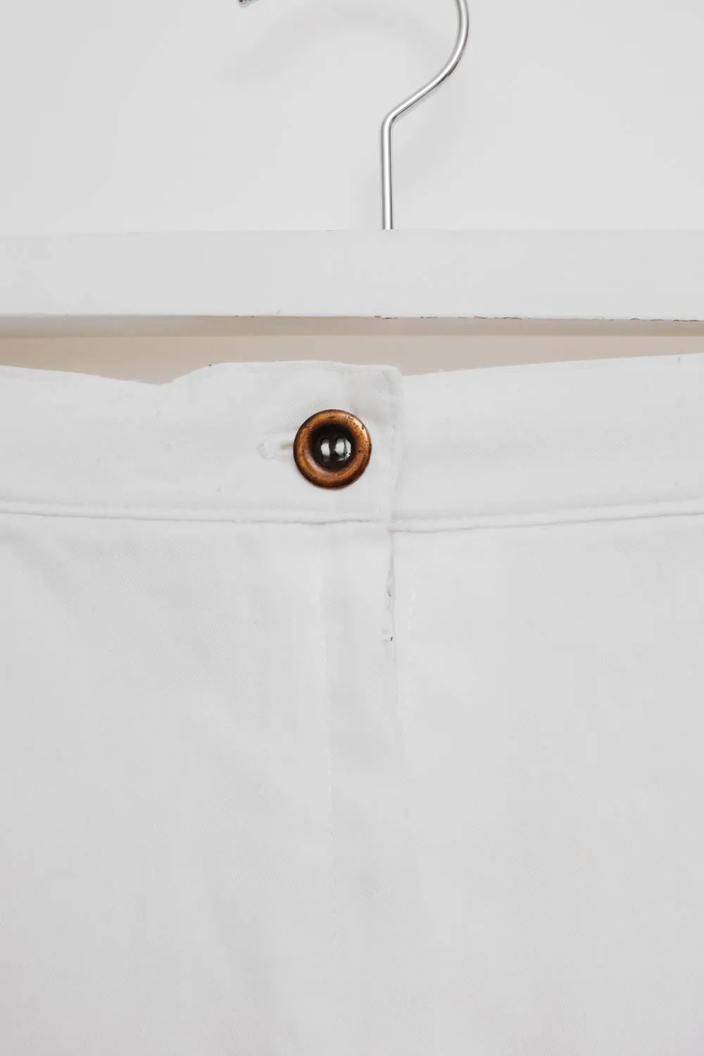 0034_PLEATED WHITE VINTAGE SHORTS