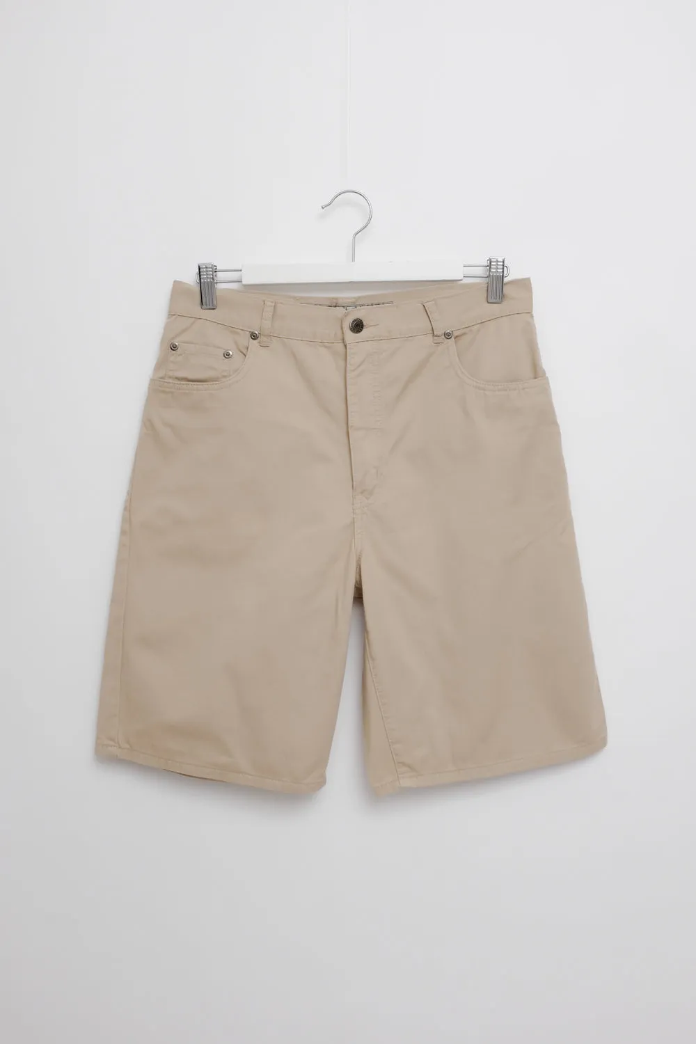 0056_BEIGE VINTAGE COTTON SHORTS