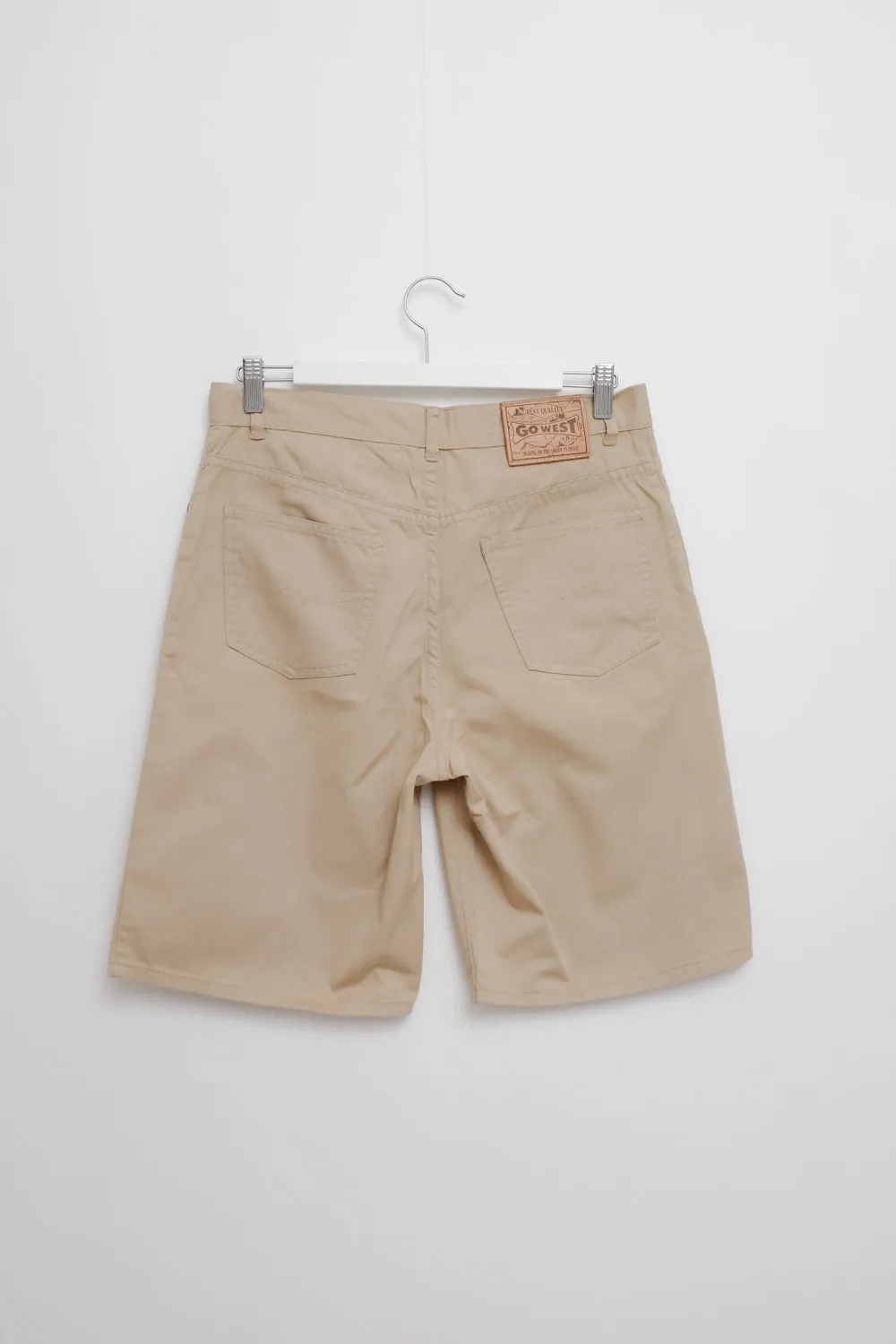 0056_BEIGE VINTAGE COTTON SHORTS