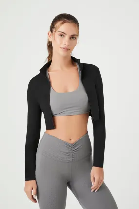 Active Cropped Corset Jacket