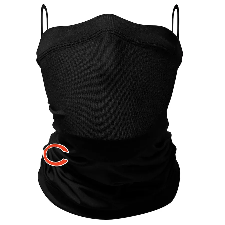 Adult Chicago Bears NFL Football New Era Black On-Field 4 Way Stretch Neck Gaiter