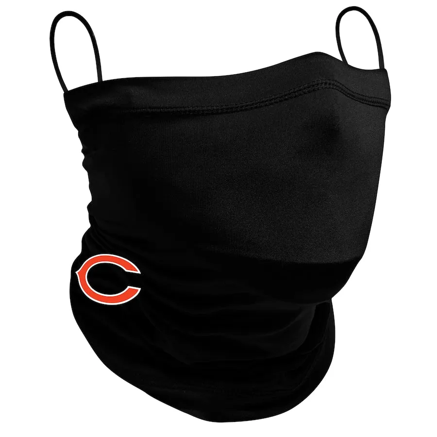 Adult Chicago Bears NFL Football New Era Black On-Field 4 Way Stretch Neck Gaiter