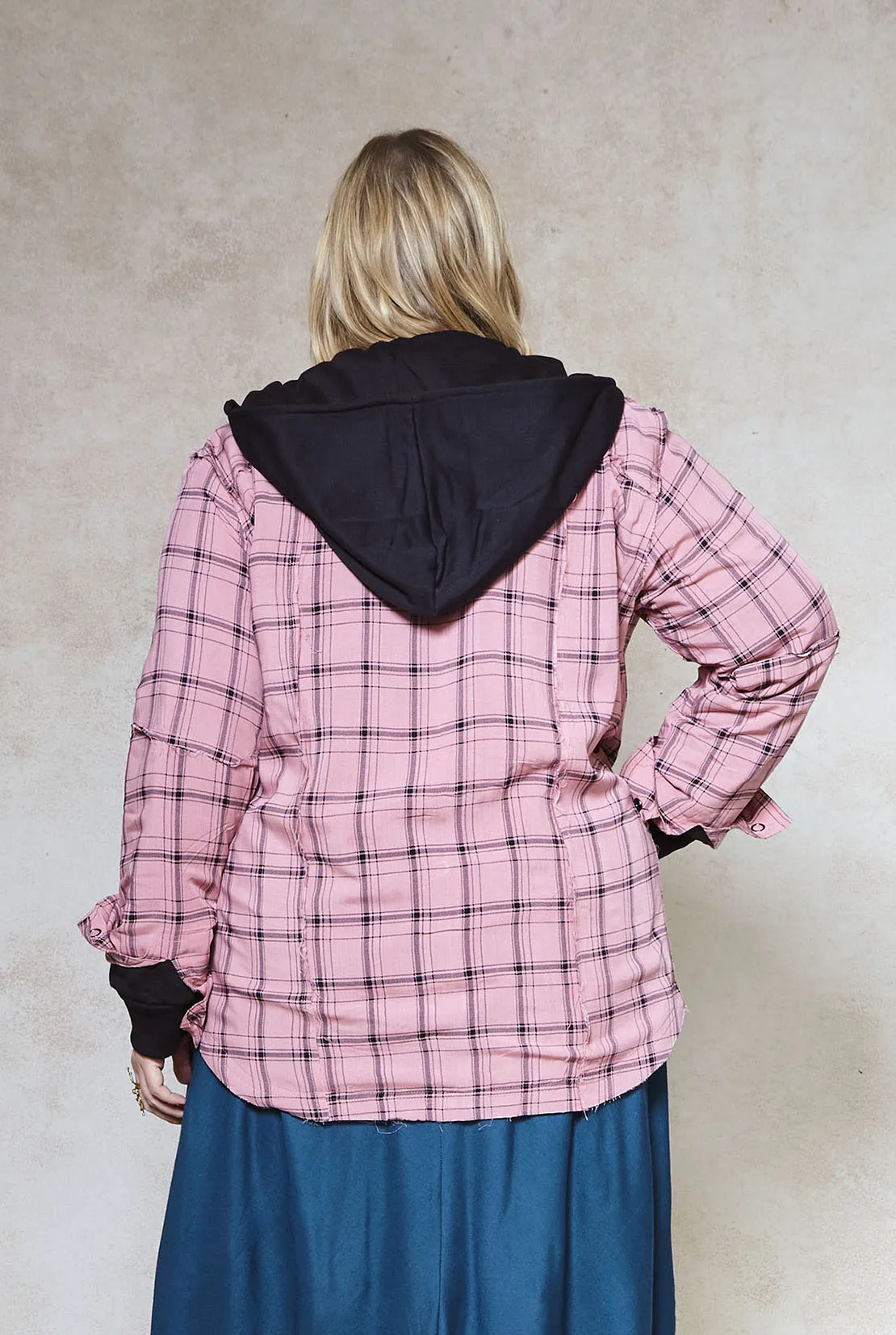 Alice Plaid Hoodie Sweatshirt