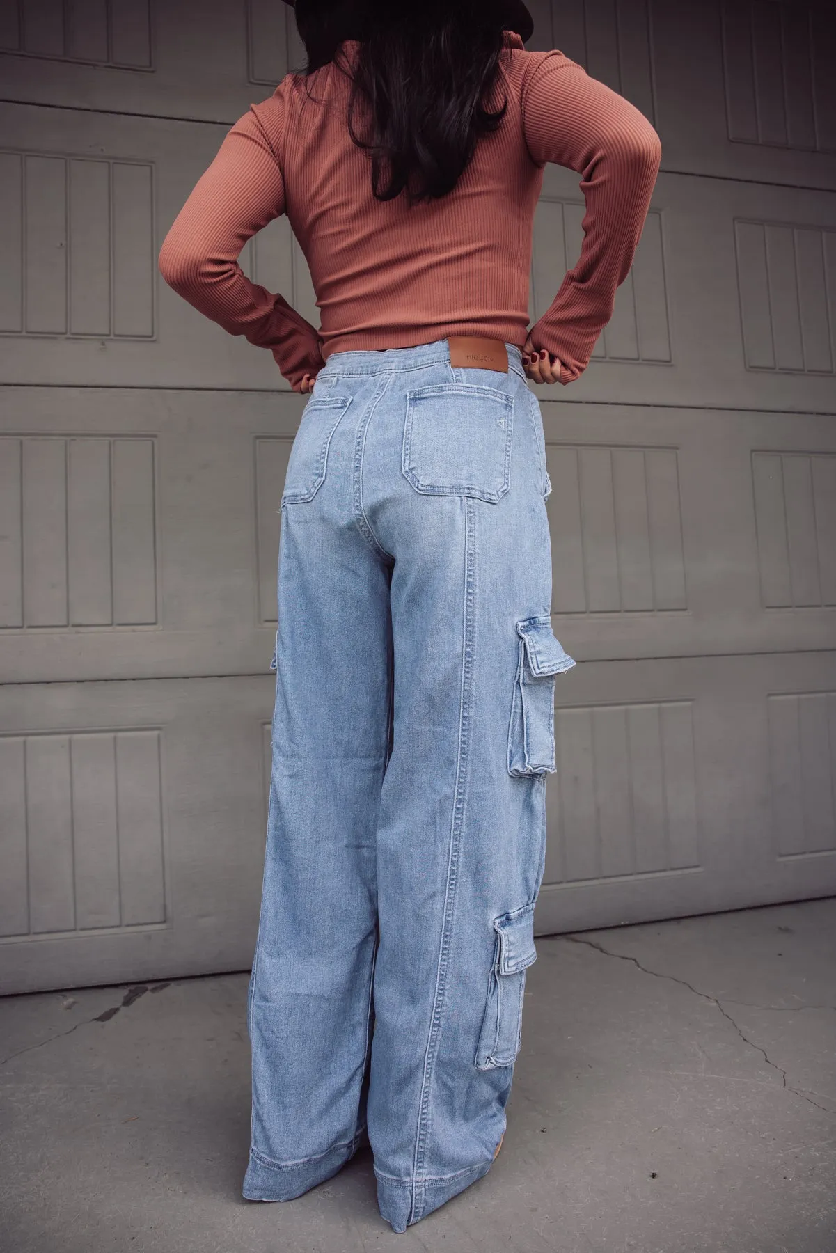 All I've Got Long Sleeve Crop Top - Dusty Red