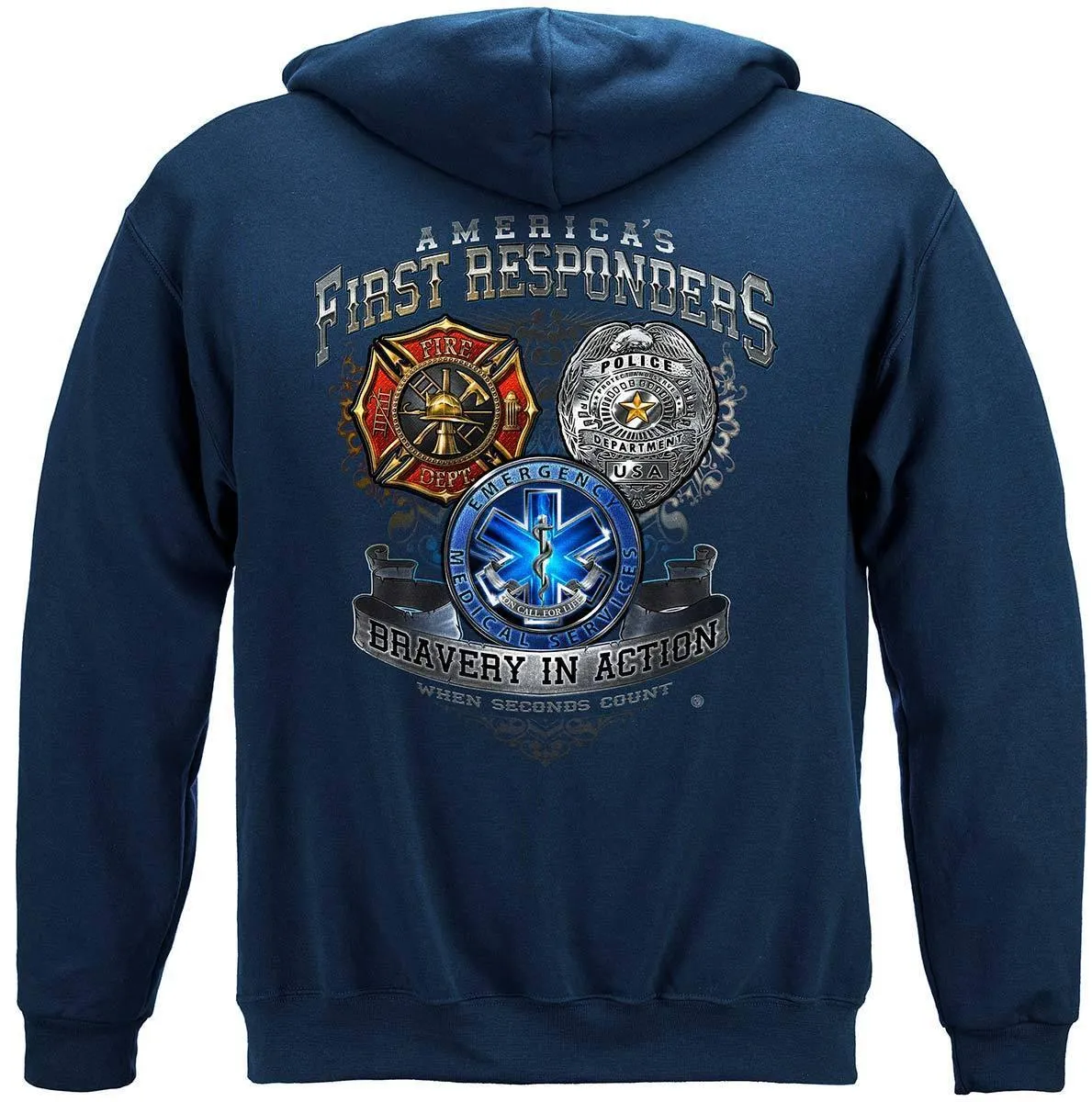 America's First Responders Premium Hoodie