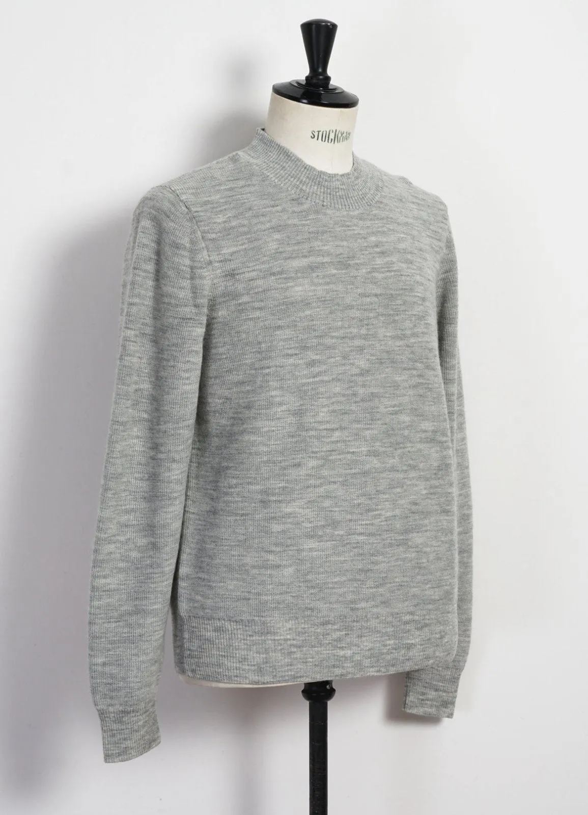 ANDRE | Knitted Crew Neck Sweater | Winter Grey