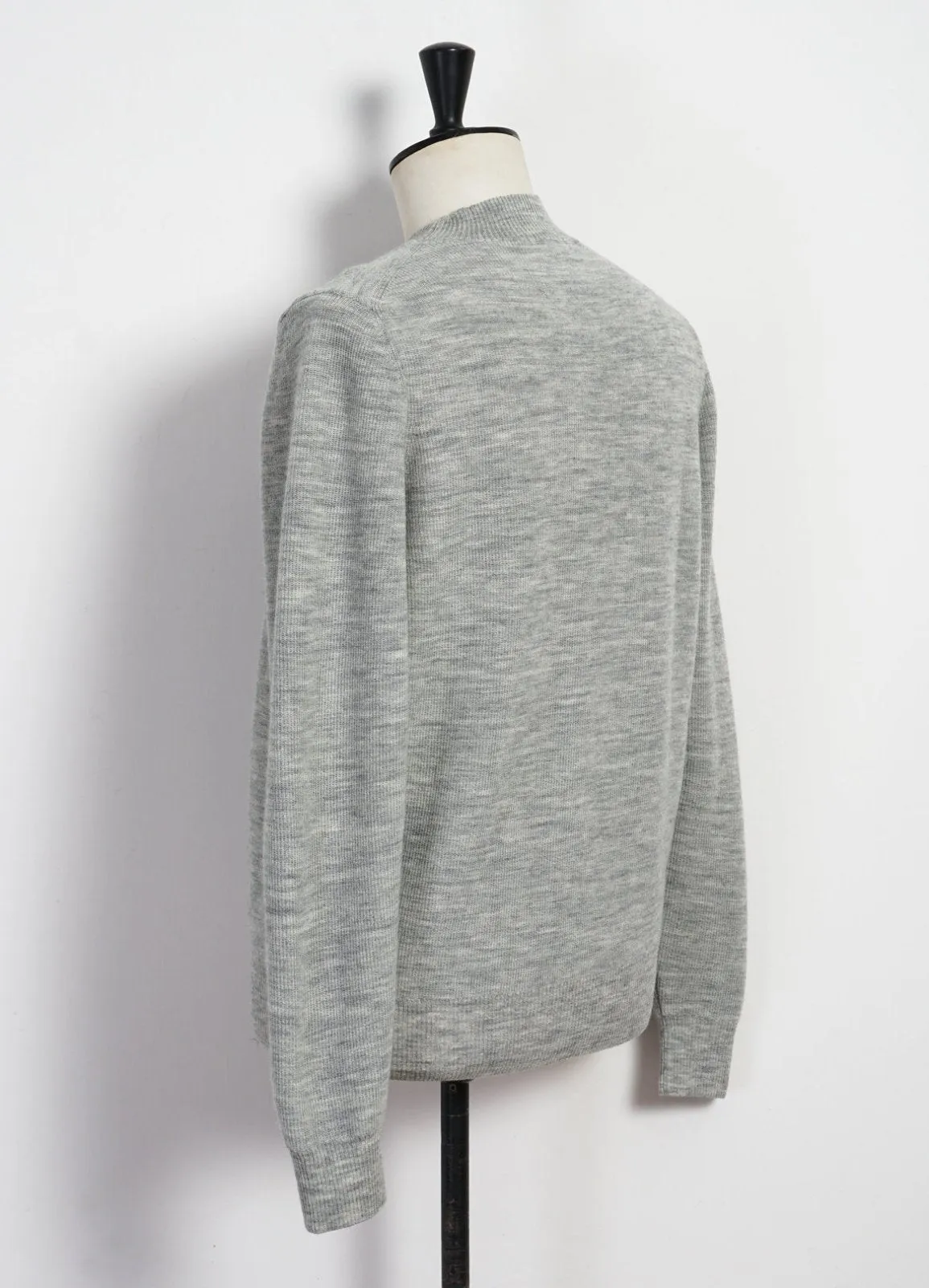 ANDRE | Knitted Crew Neck Sweater | Winter Grey