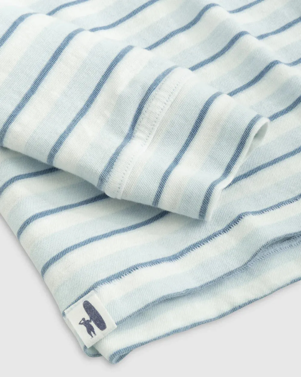 Anthony Indigo Striped Hoodie