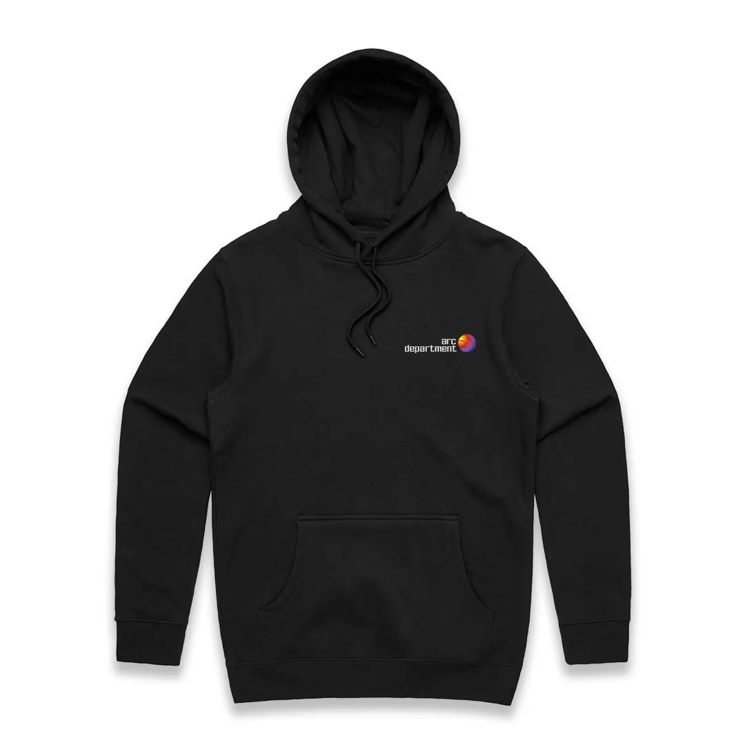 ARC DEPARTMENT HOODIE - BLACK (PREORDER)