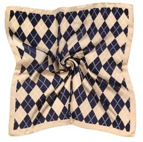 Argyle Star Print Fashion Scarf