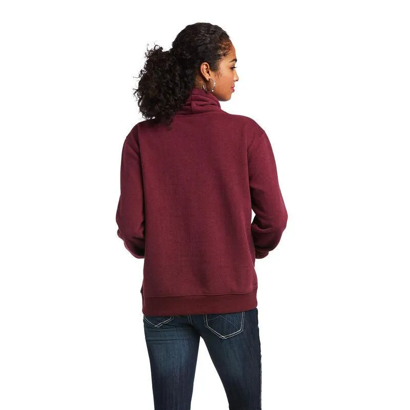 Ariat Women's REAL Zinfandel Cowl Hoodie 10039840