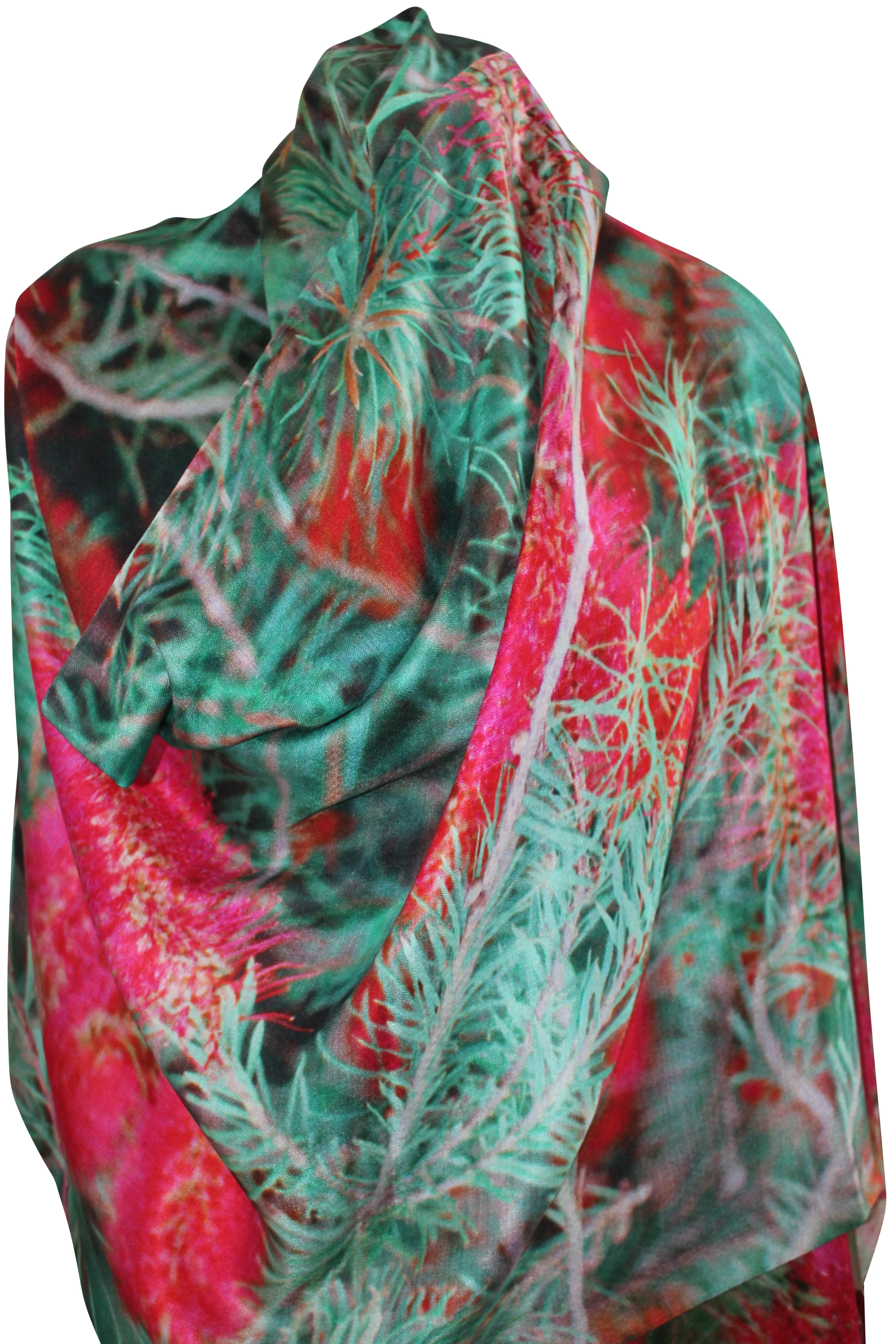 Australia Silk Scarf - Bottlebrush