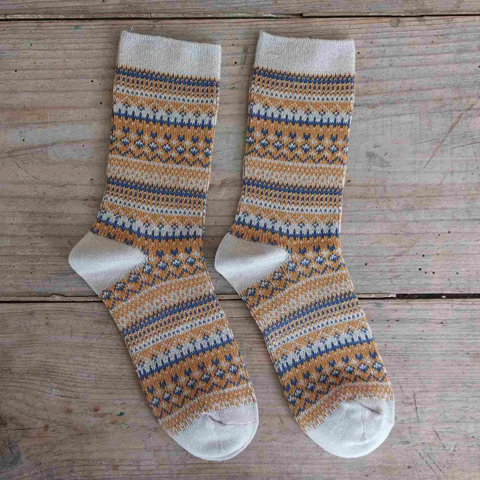 Autumn Fair Isle Socks