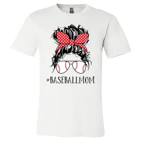 #BaseballMom - White Tee (Tee/Hoodie/Sweatshirt)