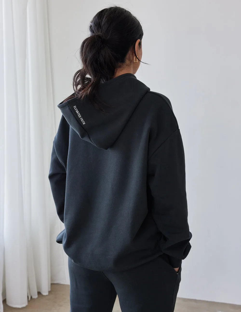 Basics Black Unisex Hoodie