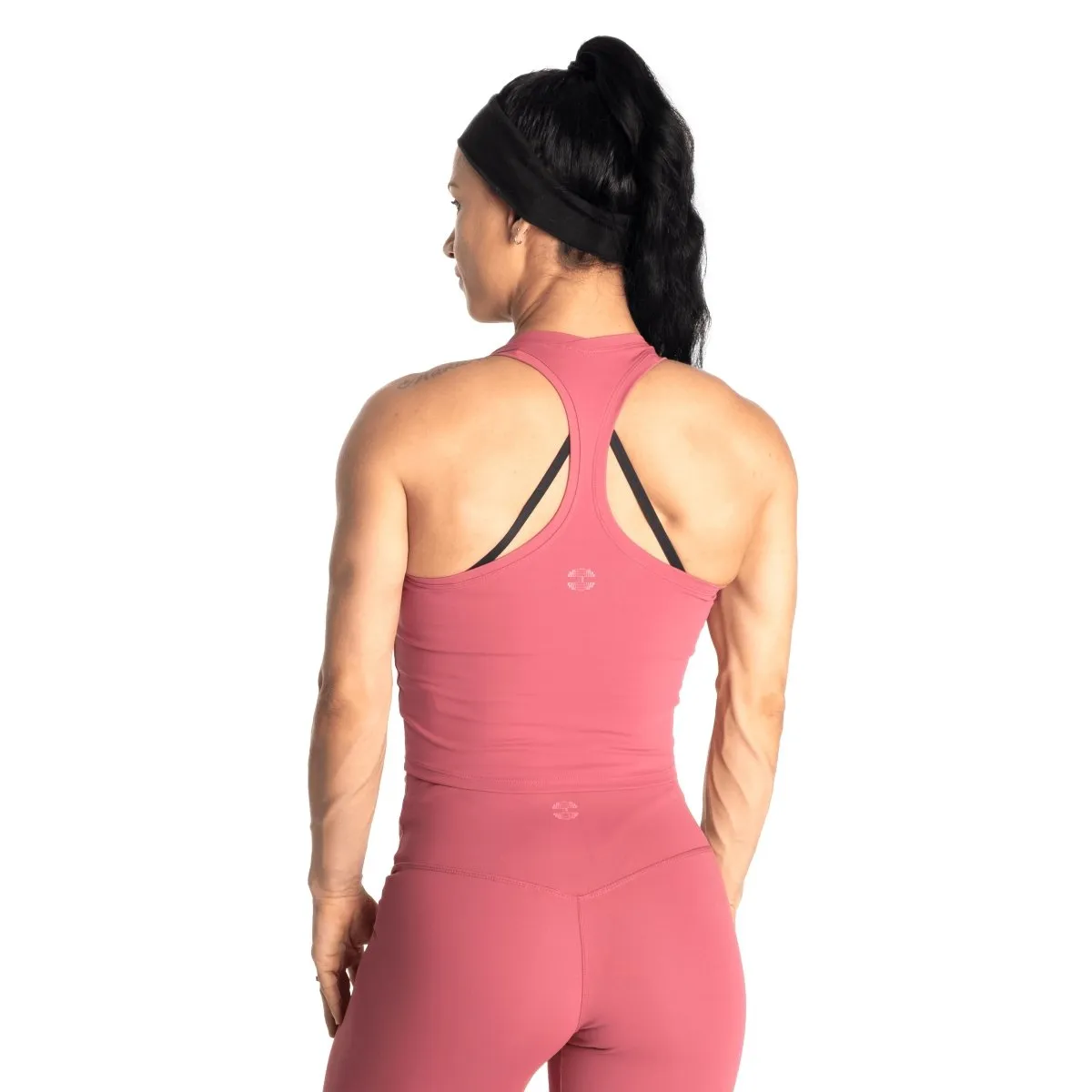 Better Bodies Core Crop T-Back - Rouge Pink