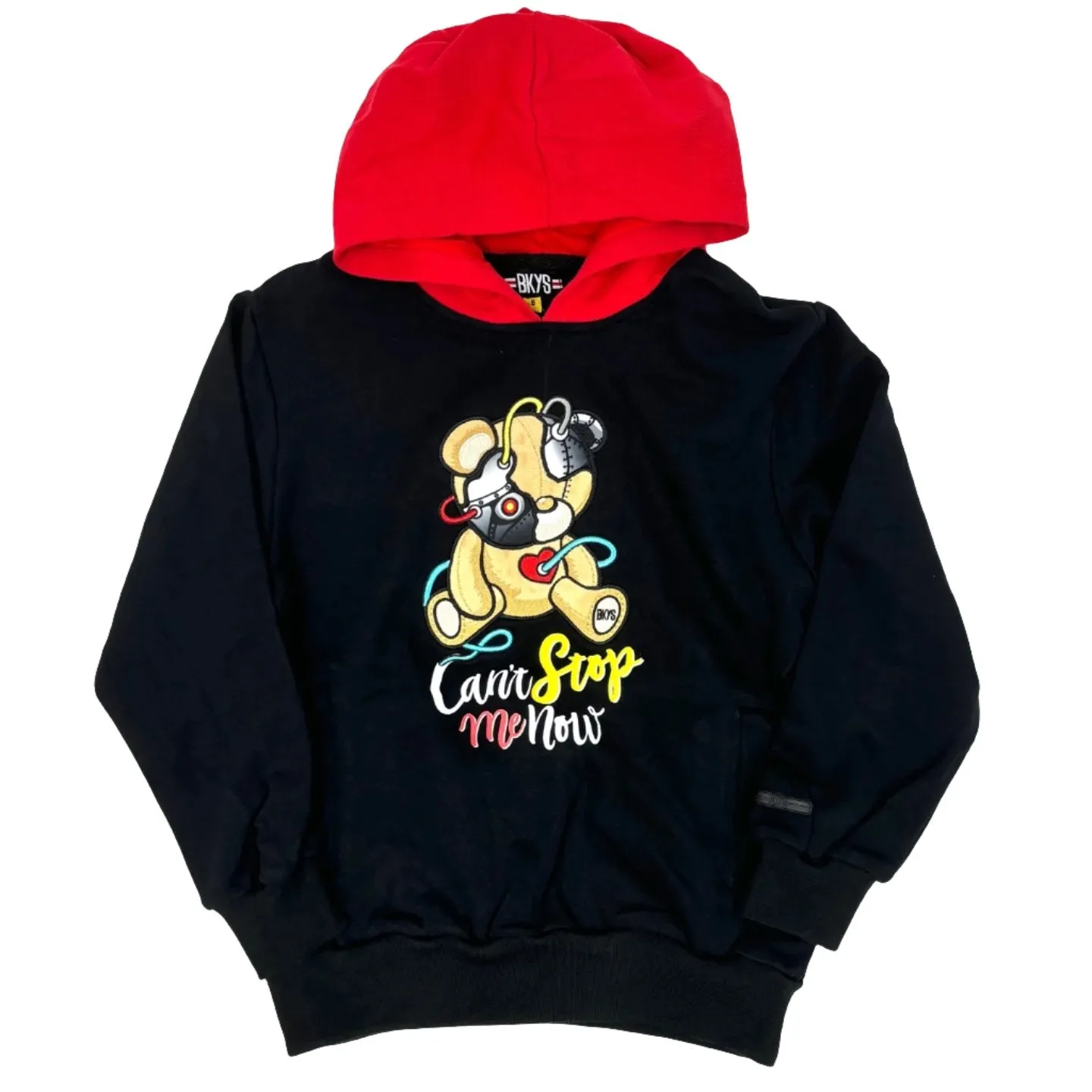 BKYS Can't Stop Me Now Kid Puffed Printed Pullover Hoodie