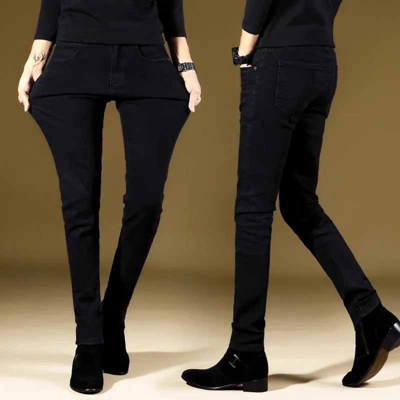 Black Slim Fit Jeans 8025