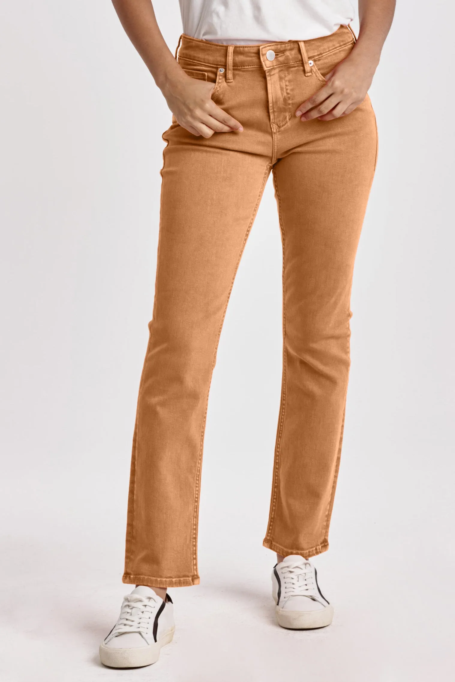 Blaire Apricot Straight Jeans