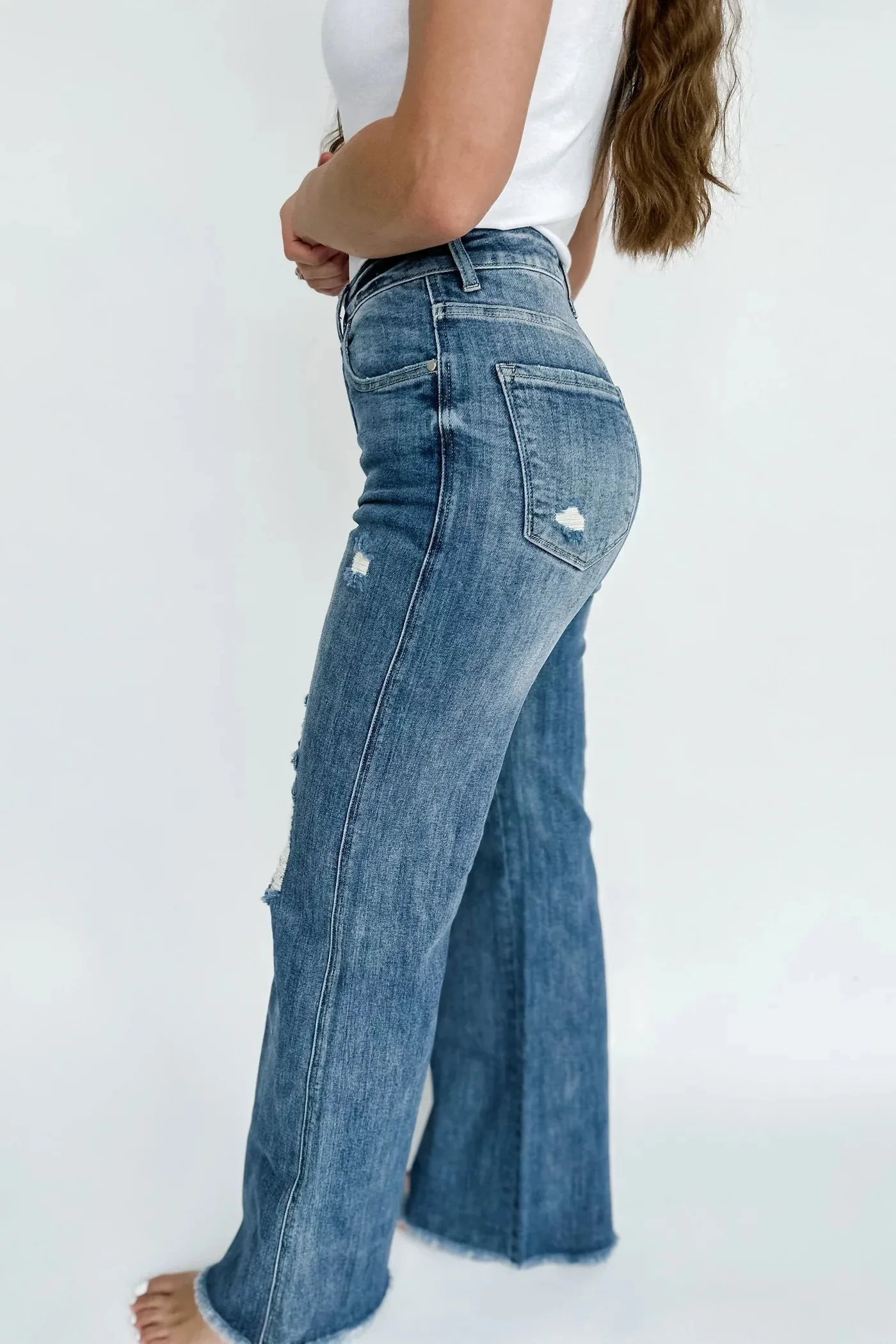 Blakeley Distressed Jeans {2 Wash Options}