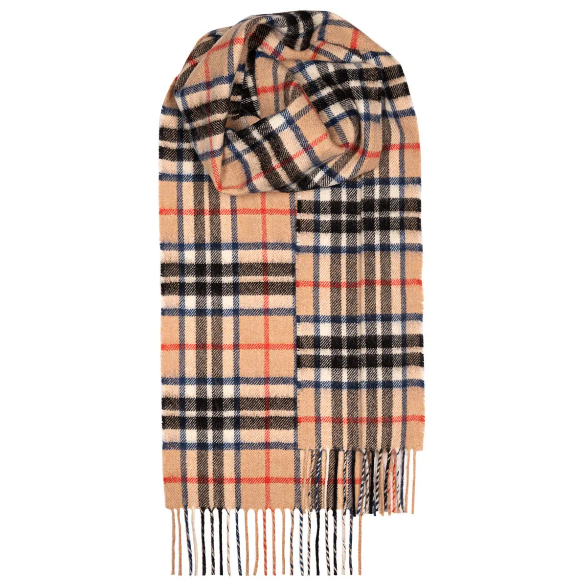 Bowhill Lambswool Scarf - Thomson Camel