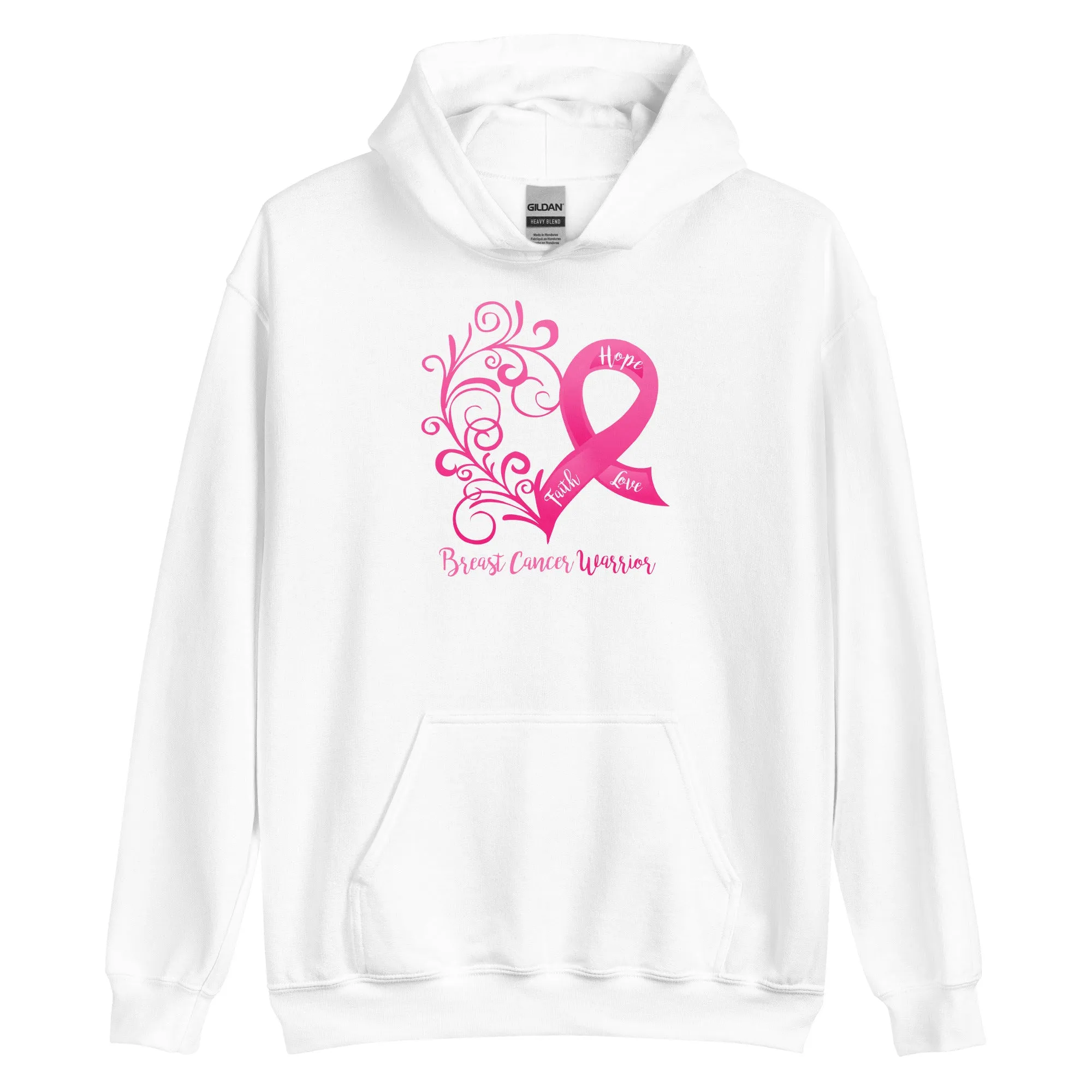 Breast Cancer "Warrior" Hoodie (Several Colors Available)