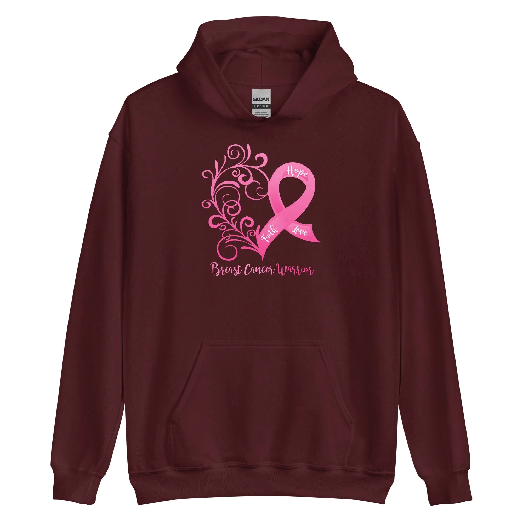 Breast Cancer "Warrior" Hoodie (Several Colors Available)