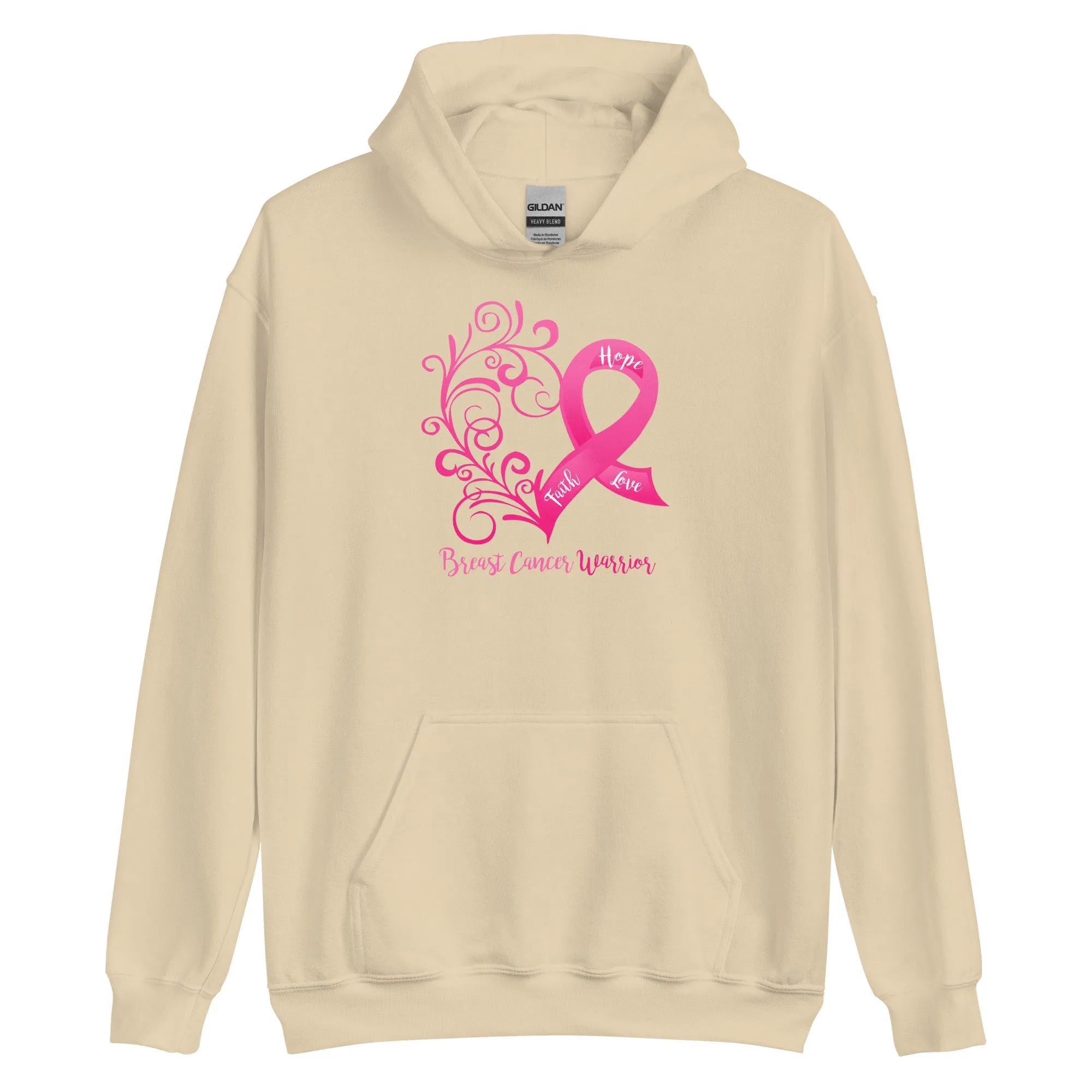 Breast Cancer "Warrior" Hoodie (Several Colors Available)