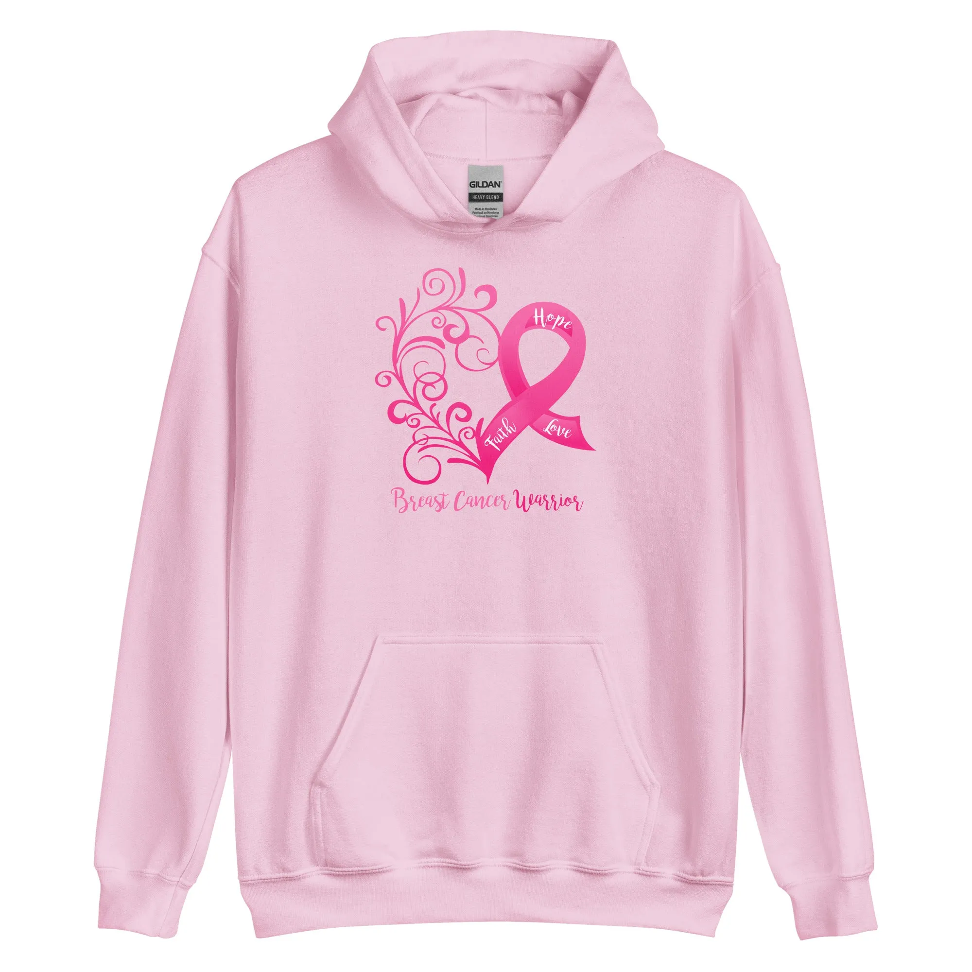 Breast Cancer "Warrior" Hoodie (Several Colors Available)