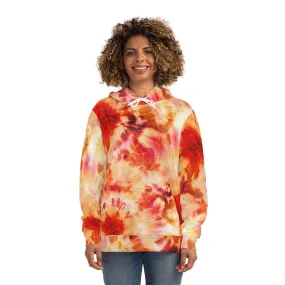 Bynelo Tie Dye Unisex Orange Fashion Hoodie