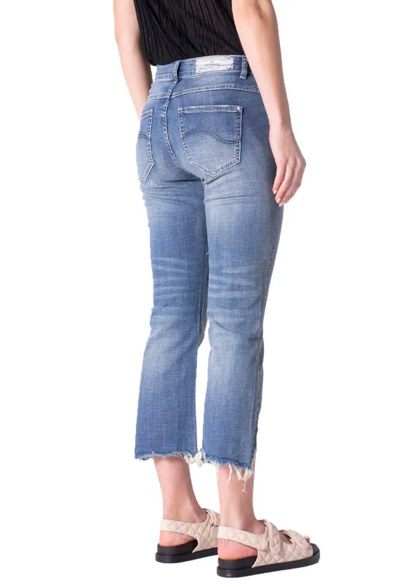 Camila Raw Edge Denim Jean