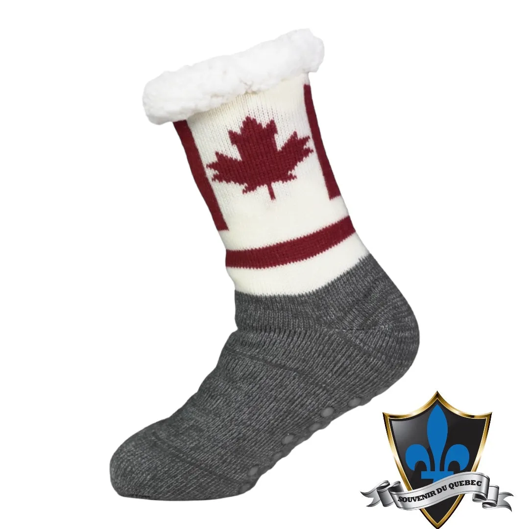 Canadian  Baby canada leaf Socks.