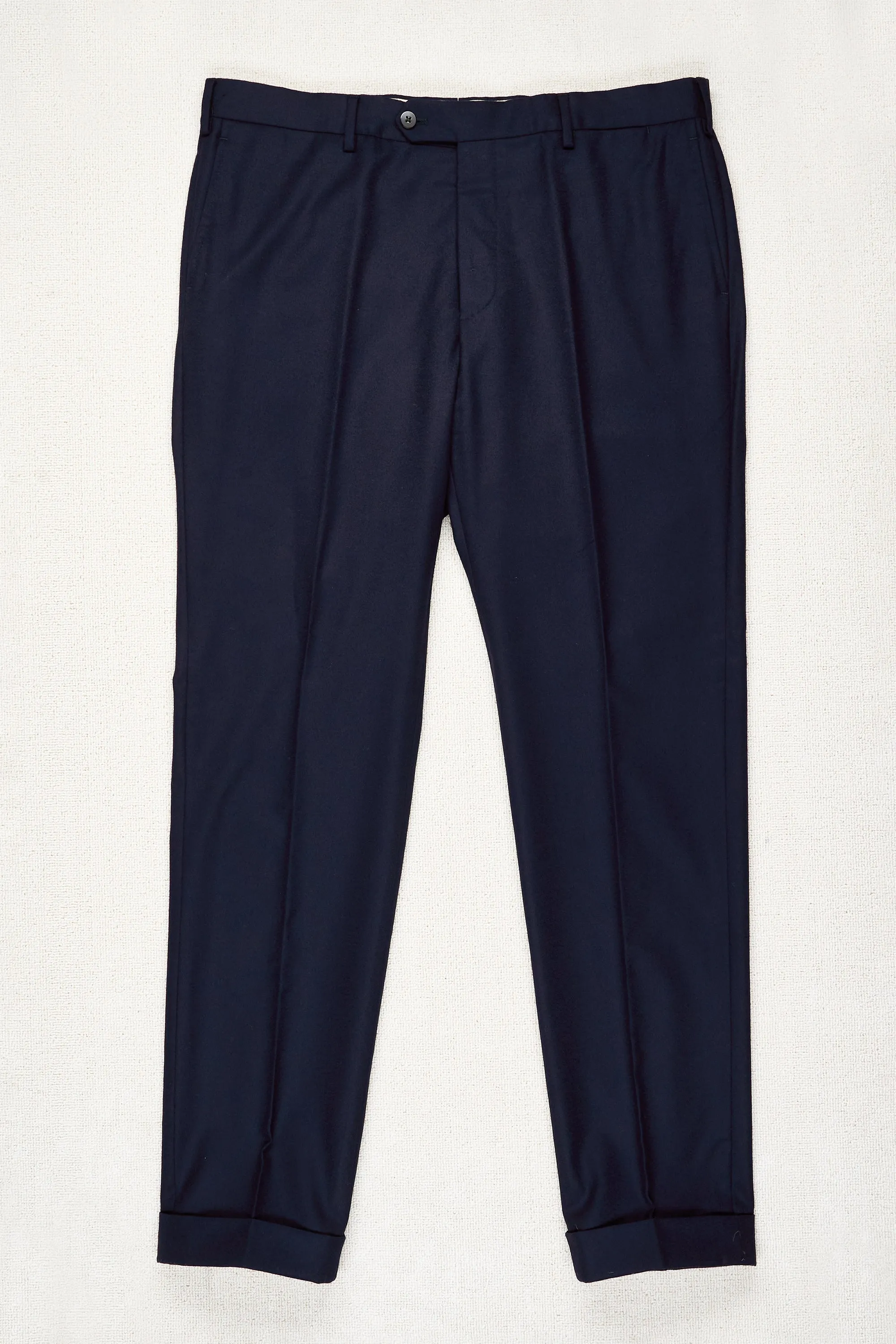 Caruso Navy Flannel Wool Suit