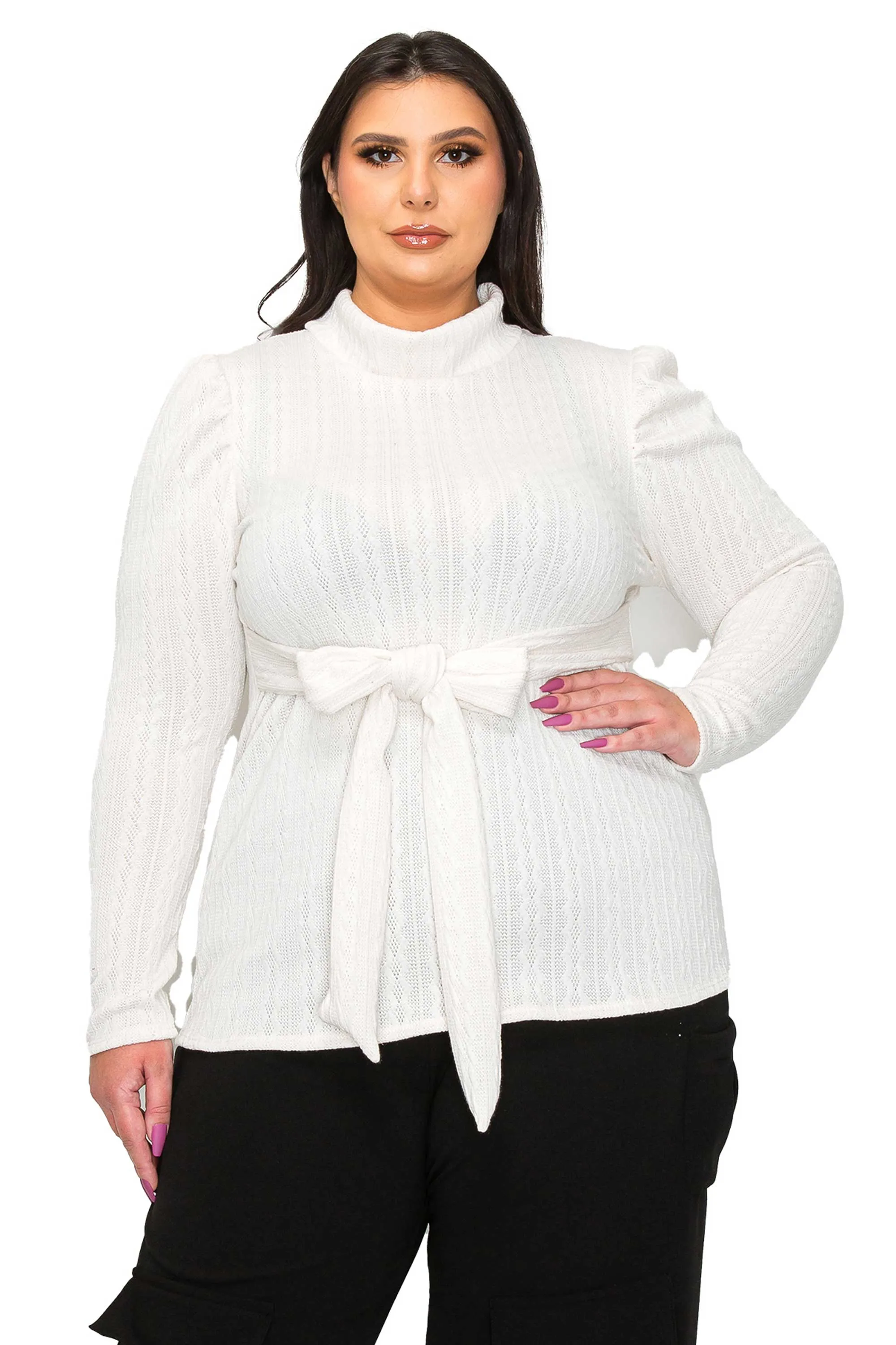 Catriona Waist Tie Sweater