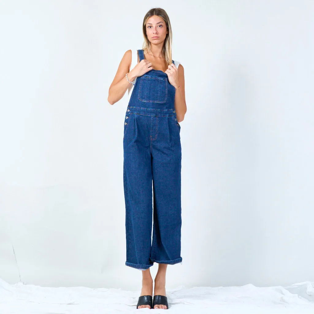 Classic denim overalls wholesale