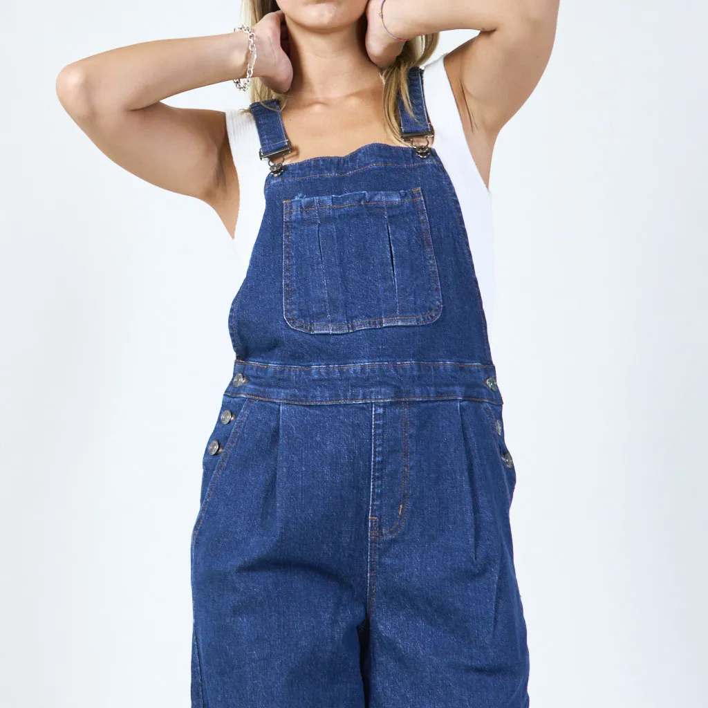 Classic denim overalls wholesale