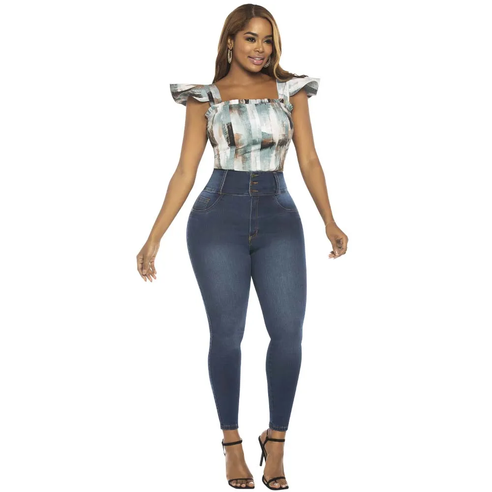 Classic Skinny Curvy BBL Jeans for women - J8742C