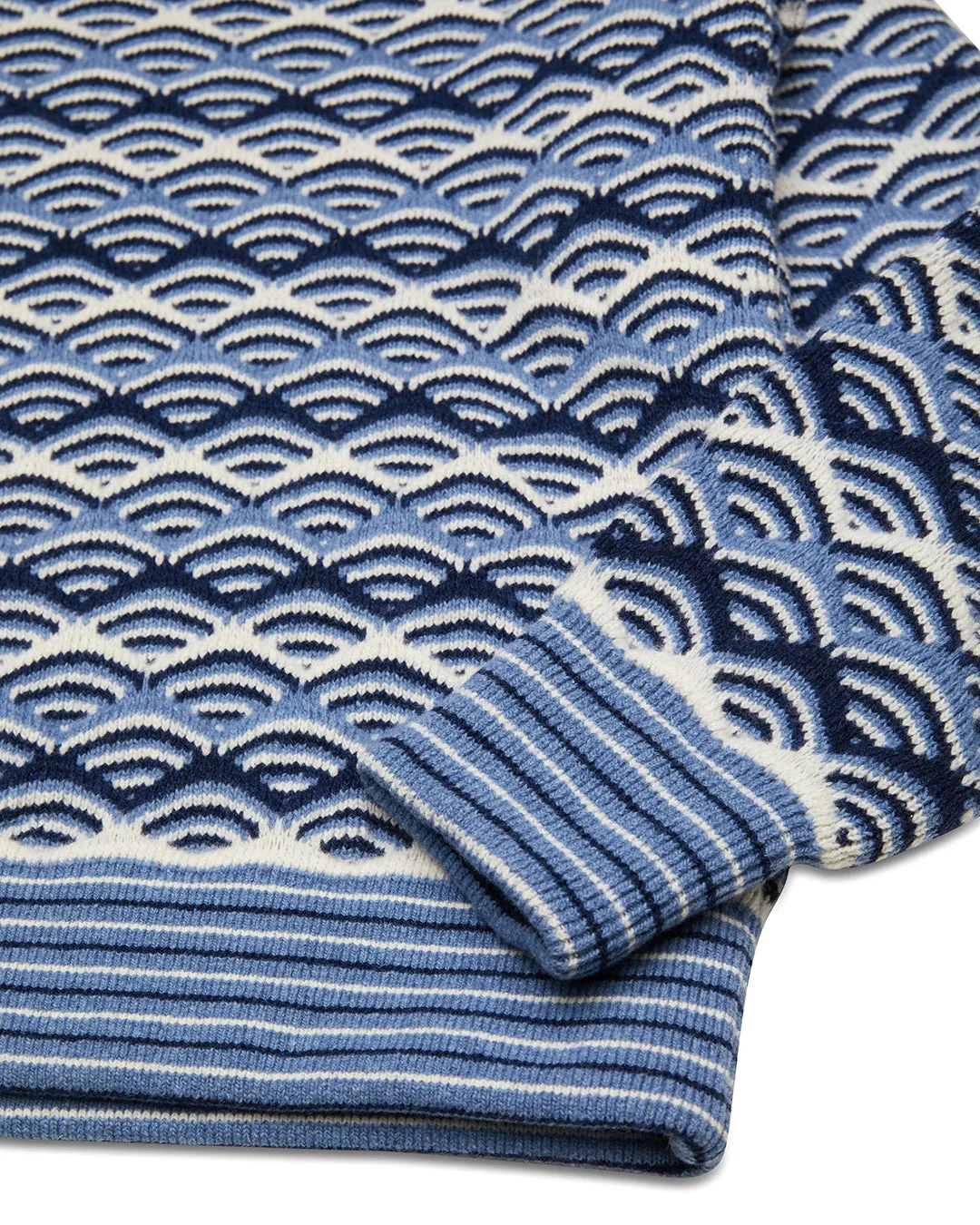 Comber Knit Sweater - Maui Blue