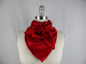 CR True Red Silk Scarf