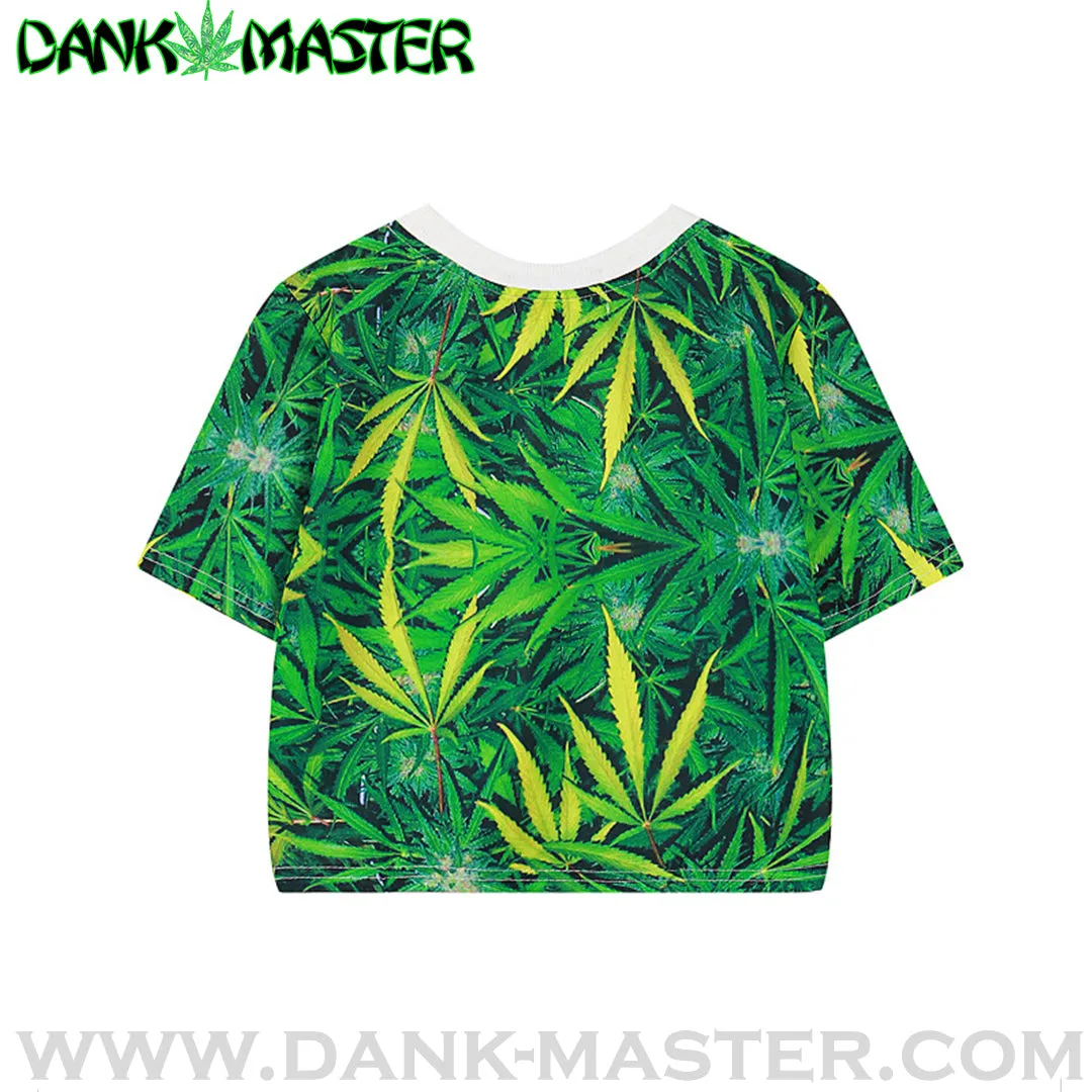 Dank Master Damn Weed Crop Tee