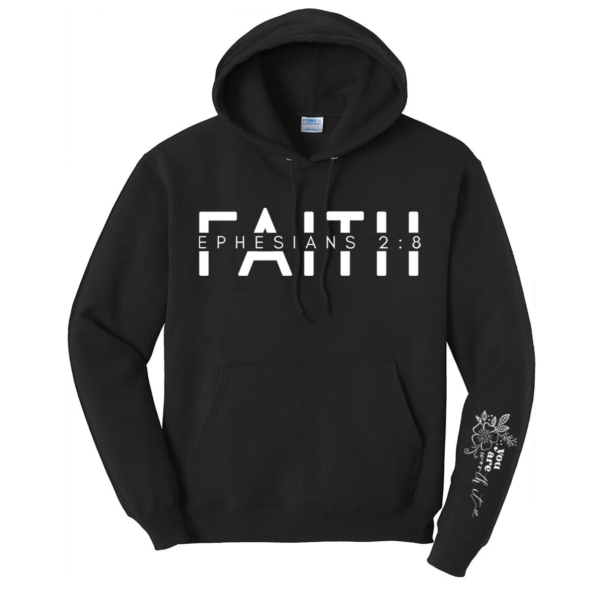 Faith - You Are Worth It - Black (Tee/Hoodie/Sweatshirt)