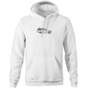 Falcon Wagon on the Side Pocket Hoodie Sweatshirt