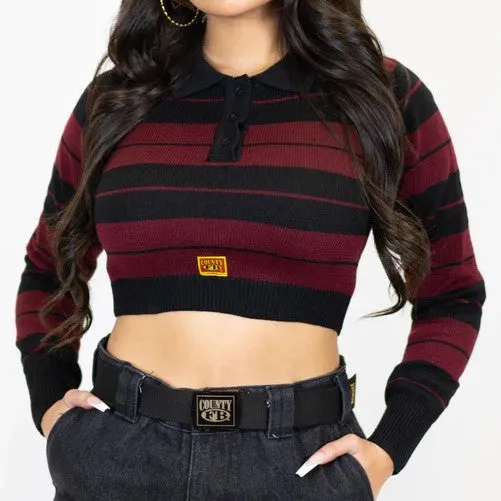 Cozy Long Sleeve Charlie Brown Crop Top for Casual Style - Perfect for Fans!