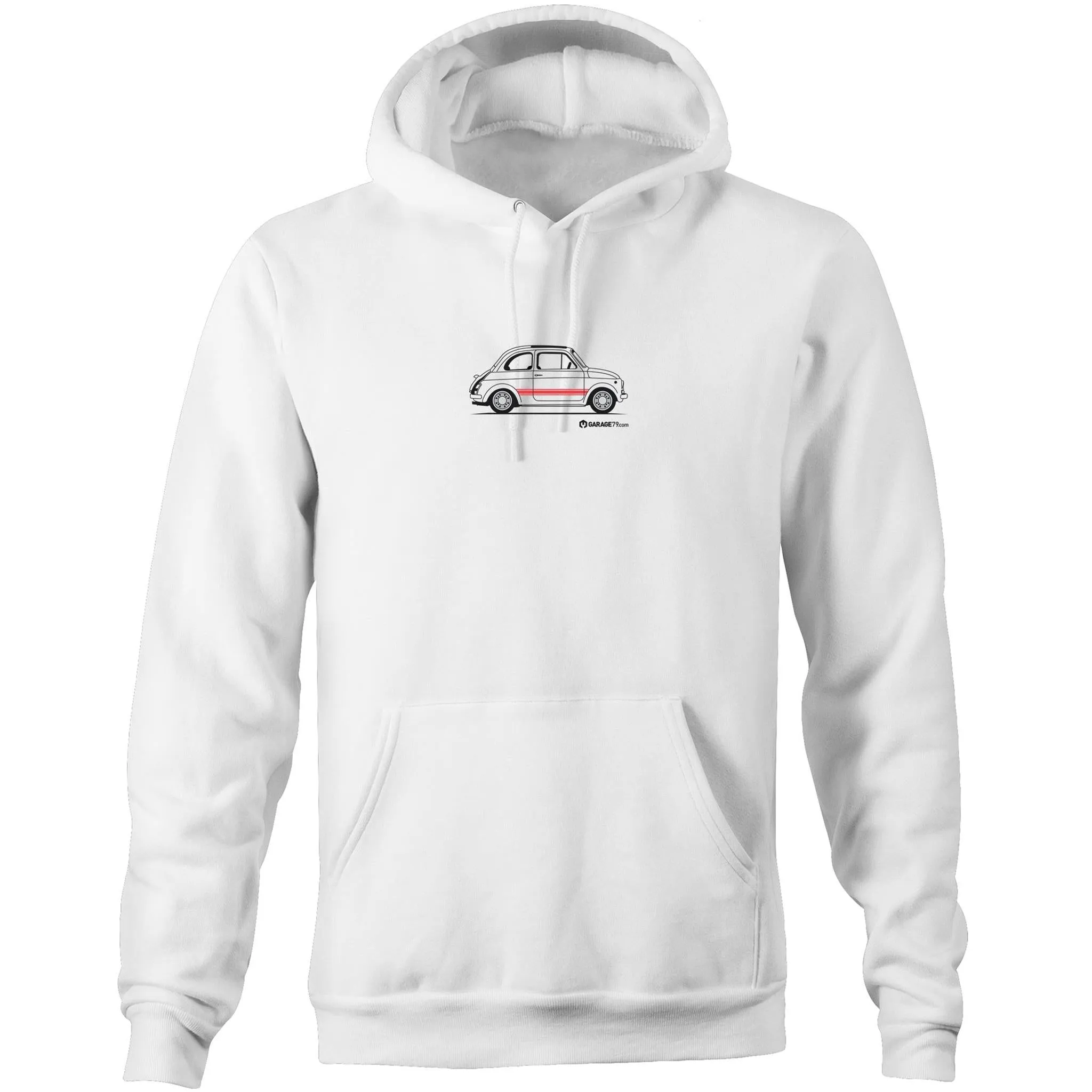 Fiat Side with Red Pocket Hoodie Sweatshirt