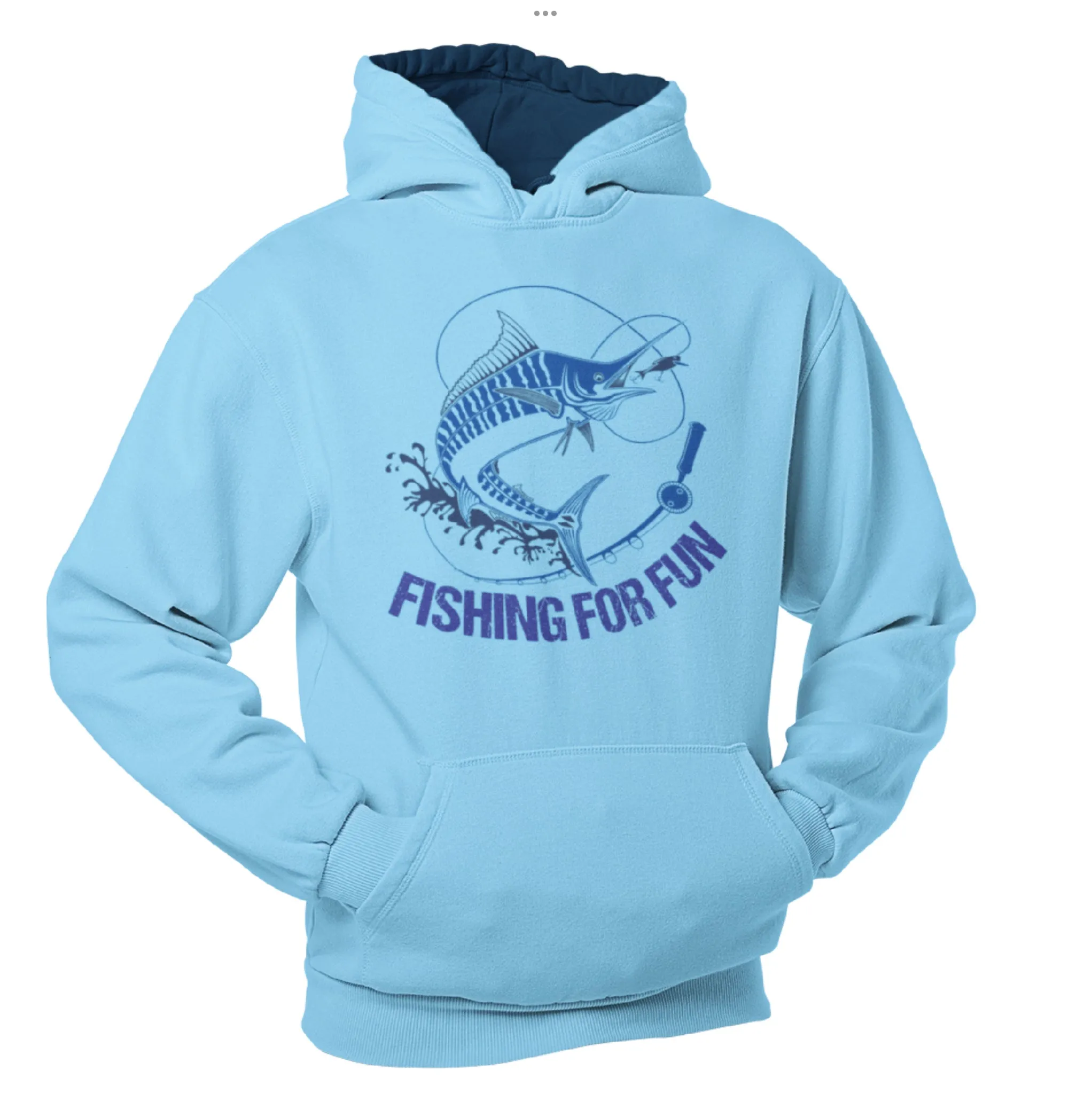 Fishing for fun, Fishing Humour Hoodie