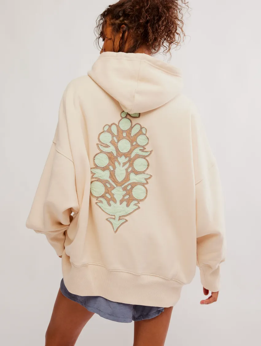 Free People Movement X HOKA Sprint to the Finish Logo Graphic Sweatshirt