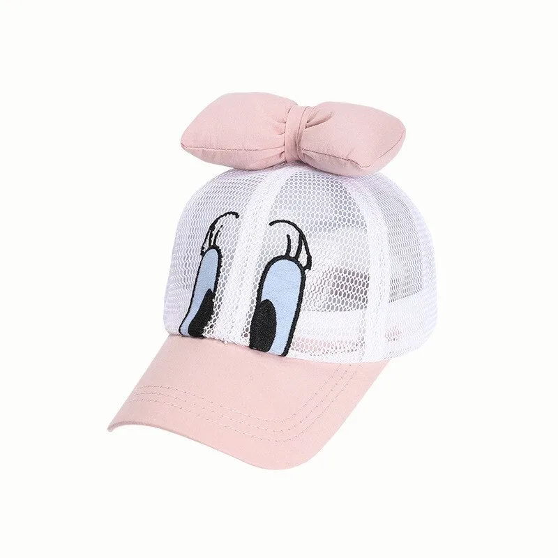 Girls And Boys Big Bow Ducky Cap - ONLY 4 LEFT !!!