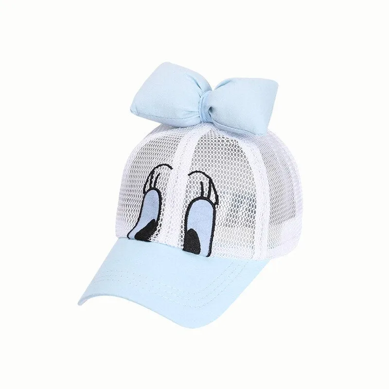 Girls And Boys Big Bow Ducky Cap - ONLY 4 LEFT !!!