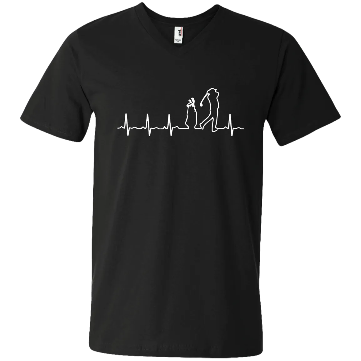 Golf Heartbeat Shirt, Hoodie, Tank