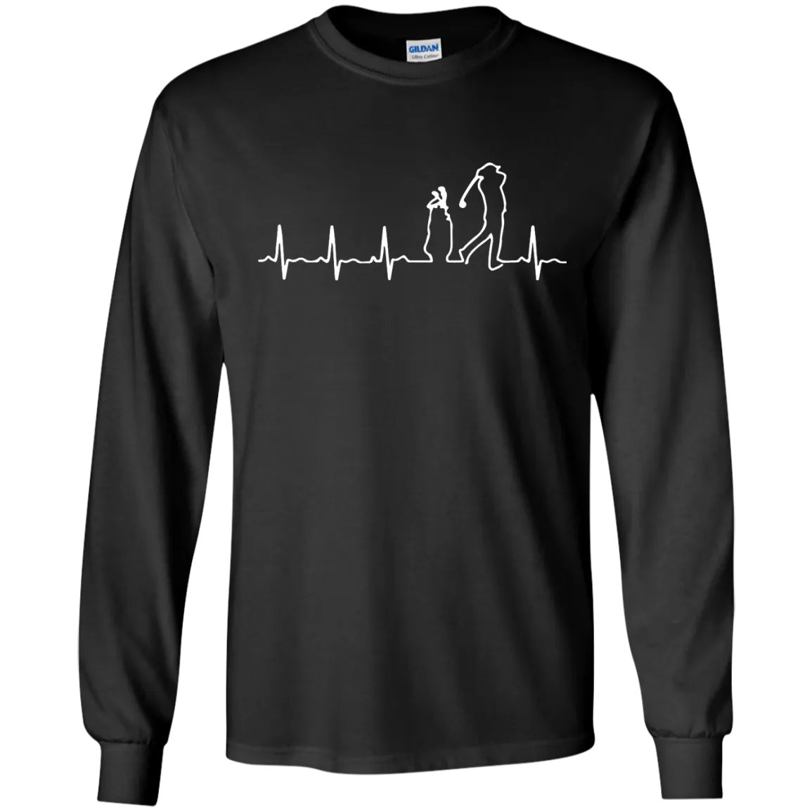 Golf Heartbeat Shirt, Hoodie, Tank